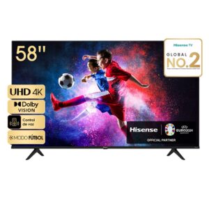 Televisor HISENSE UHD 4K ACTIVE HDR 58" SMART TV 58A6H