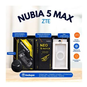 ZTE Nubia Neo 5 Max + Game pad 2+ Hifi speaker 512GB 8GB Plata
