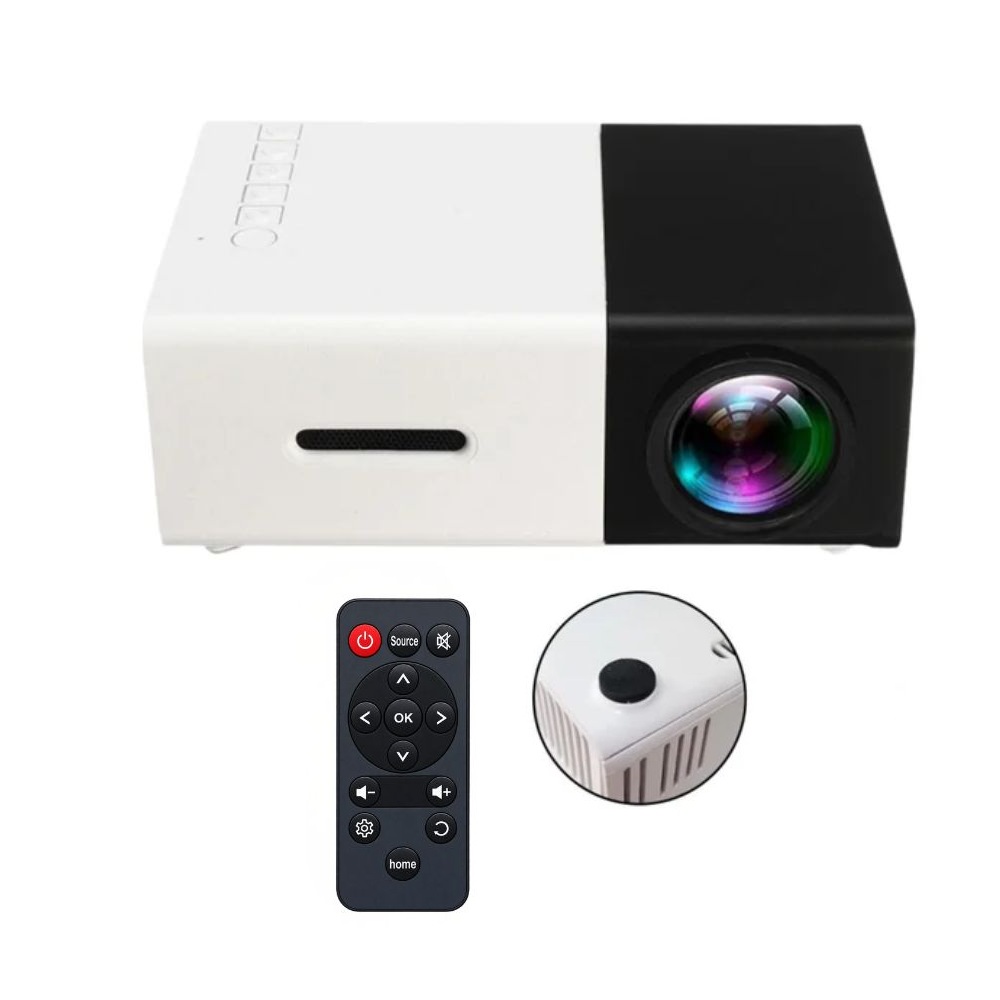 PROY1007BLANCO Mini proyector portátil YG300 - Imagen 1