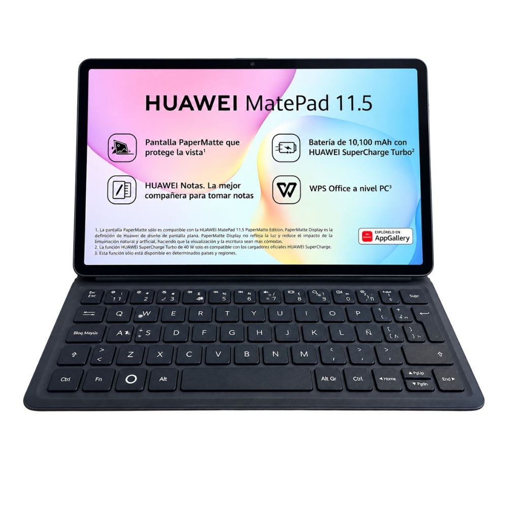 TABL1113GRIS-256GB-1.jpg Tablet Huawei HUAWEI MatePad 11.5 2025 PaperMatte + Teclado, 11.5" 256GB 8GB Gris - Imagen 1